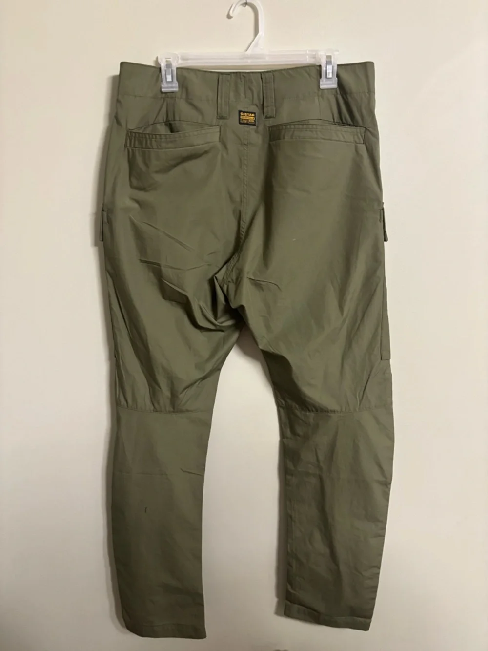 G-Star Raw 3D Regular Tapered Cargo 3.0 Pants Army Green Moss Mens 32x34 New